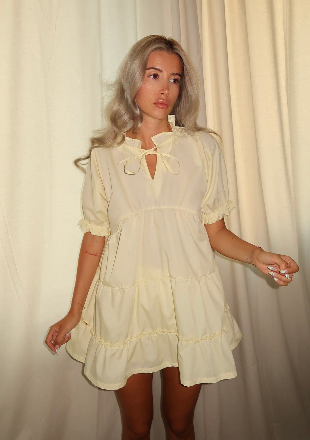 BUTTER YELLOW sleep dress