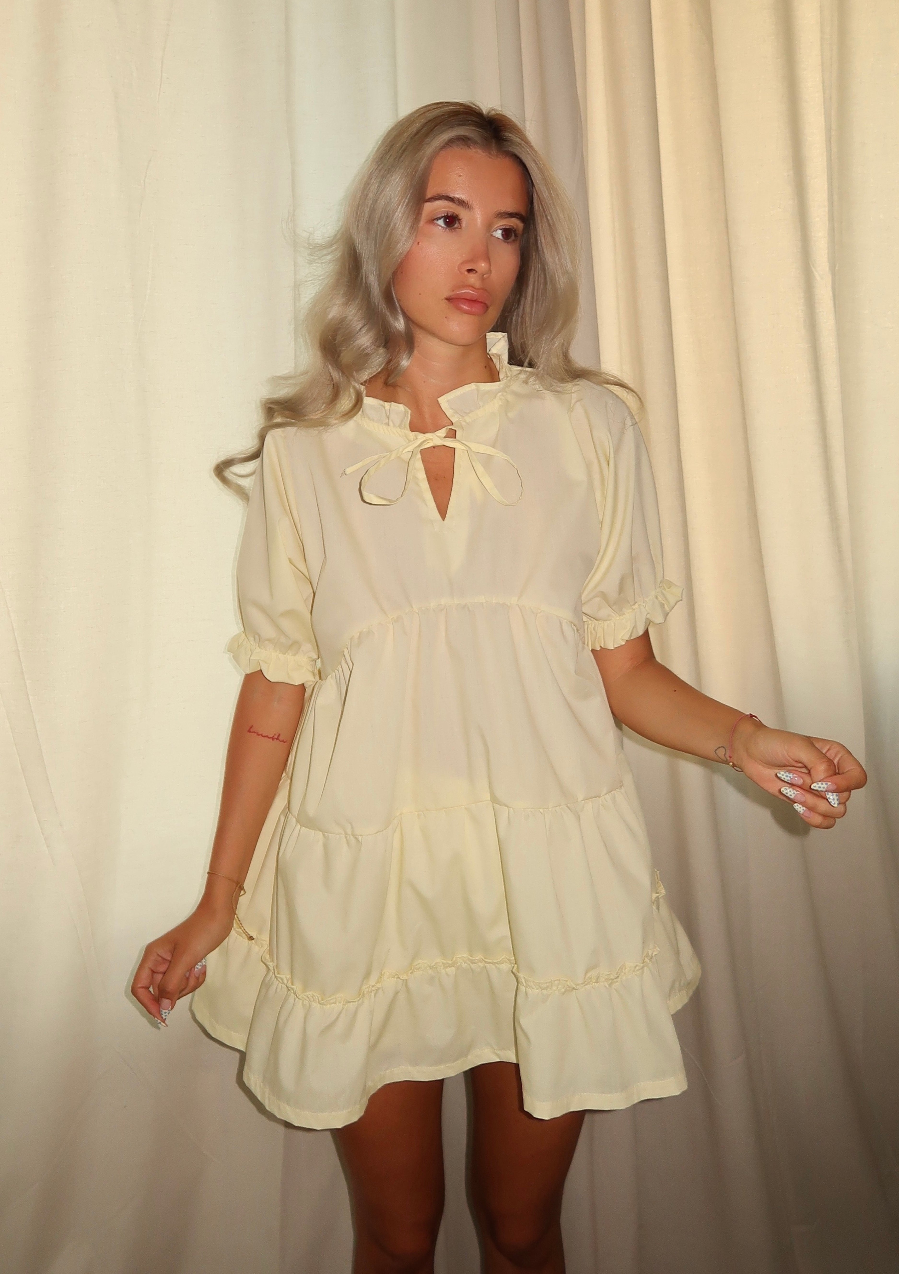 BUTTER YELLOW sleep dress